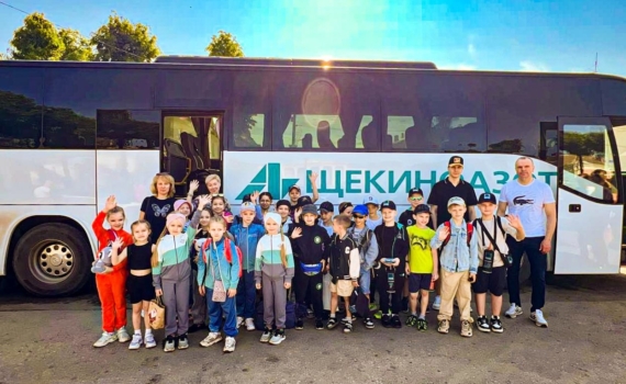 Юные щекинские спортсмены отправились на Оку в «Новое поколение»